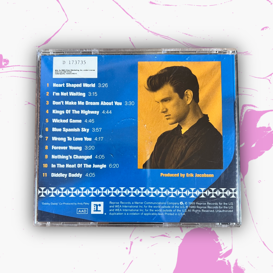 Vintage 1989 Chris Isaak ‘Heart Shaped World’ CD