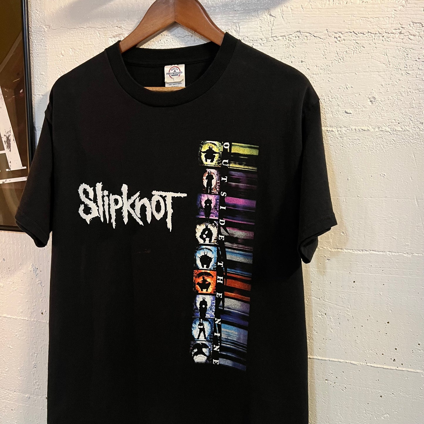 Vintage Slipknot ‘Outside The Nine’ Graphic T-Shirt - Size Medium - Black/Multi