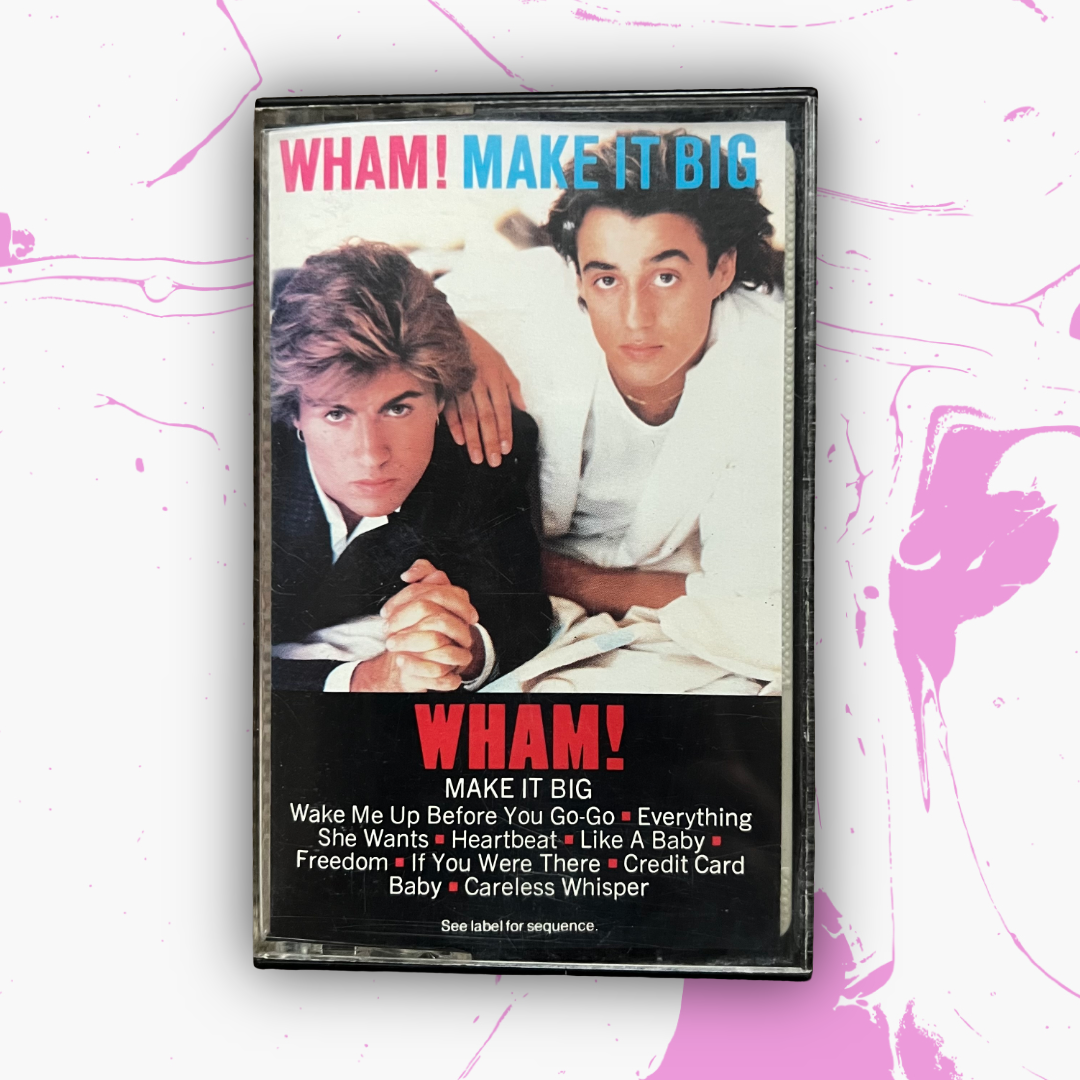 Vintage 1984 Wham! ‘Make It Big’ Cassette Tape