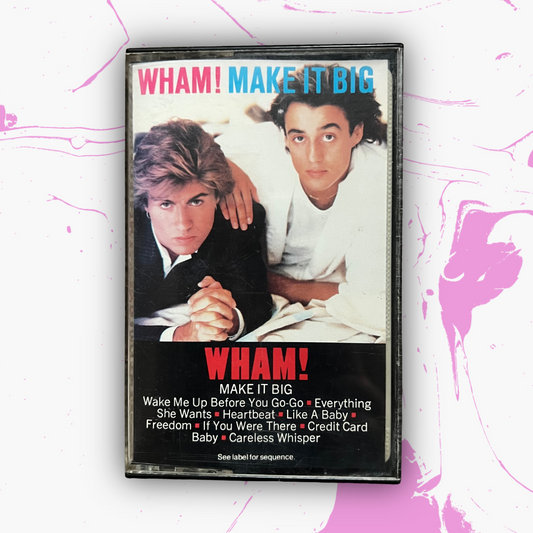 Vintage 1984 Wham! ‘Make It Big’ Cassette Tape