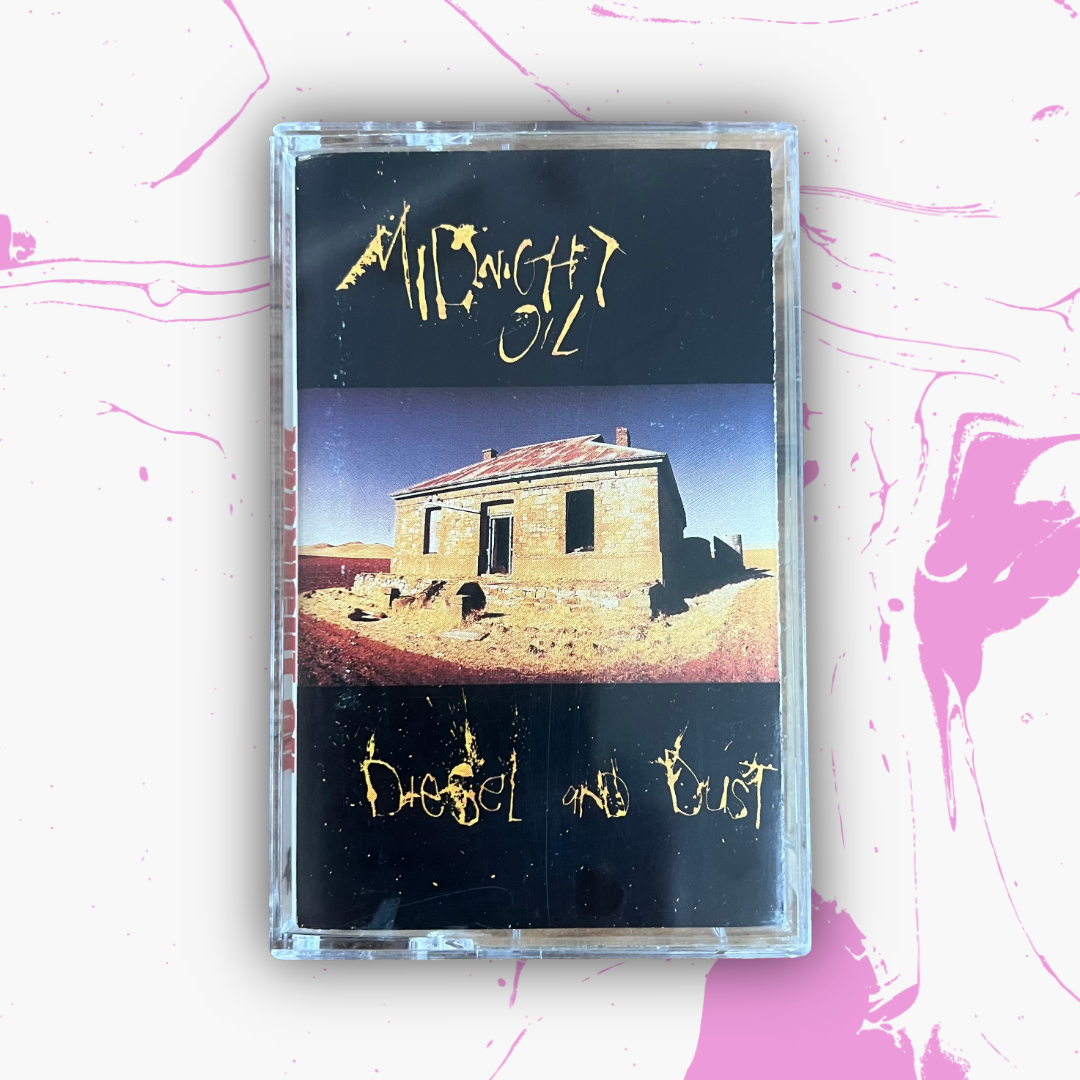 Vintage 1987 Midnight Oil ‘Diesel And Dust’ Cassette Tape