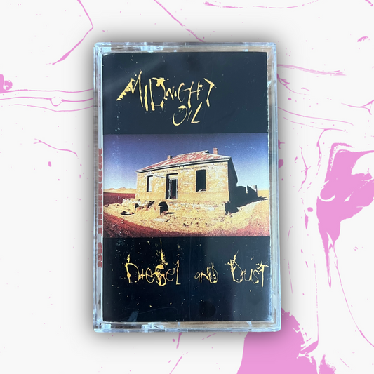 Vintage 1987 Midnight Oil ‘Diesel And Dust’ Cassette Tape