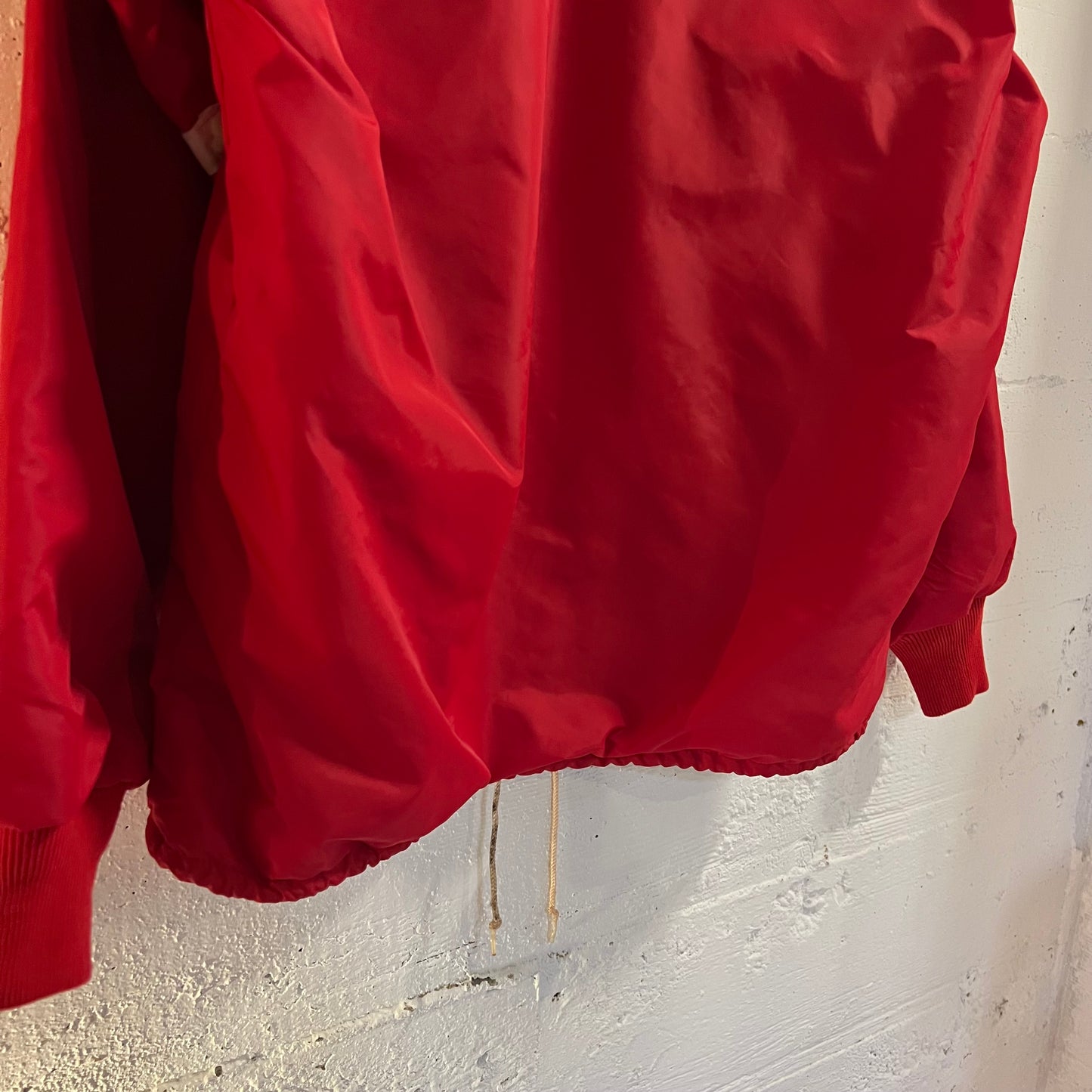 Vintage 70’s/80’s Pla-Jac Chicago Cubs MLB Fleece Lined Nylon Coaches Jacket - Size Medium - Made In USA - Red/White/Blue