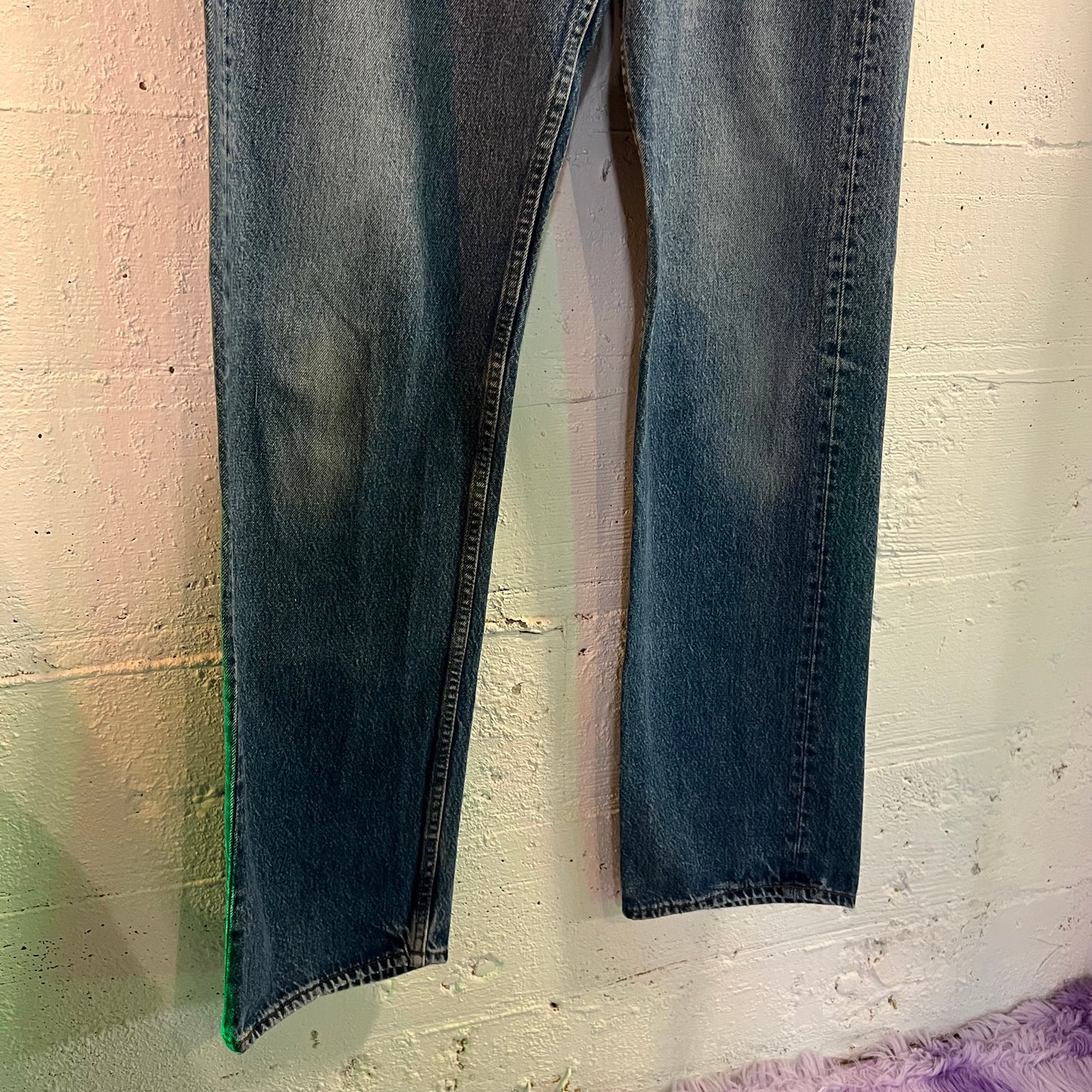 Vintage 1980's Levi's 501xx Button Fly Denim Jean - Size 34" x 33" - Made In USA - 100% Cotton