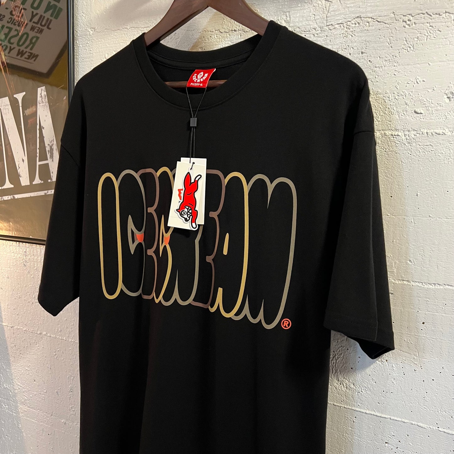 *New* Ice Cream 'Bubble' Short Sleeve T-Shirt - Large - Black