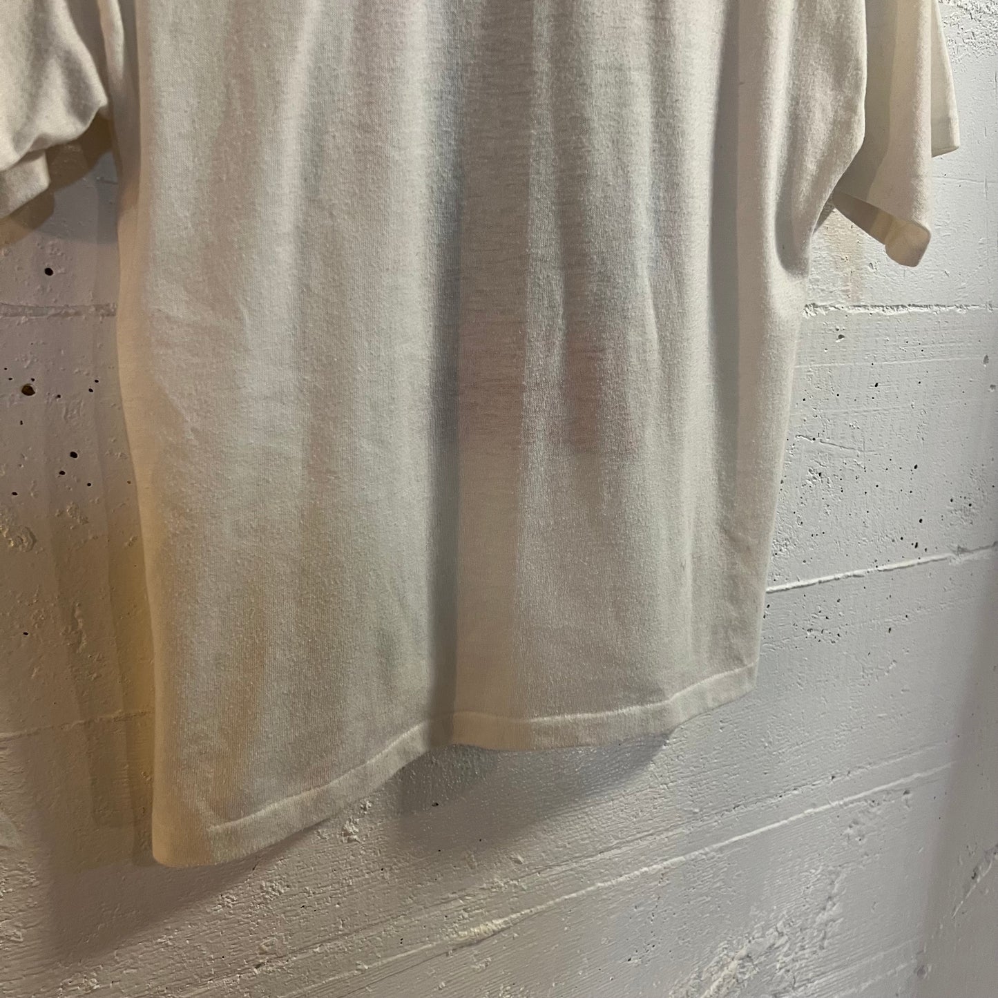 Vintage 90's Disney Dick Tracy Single Stitch Graphic Baby Tee - Size Small - Made In USA - White