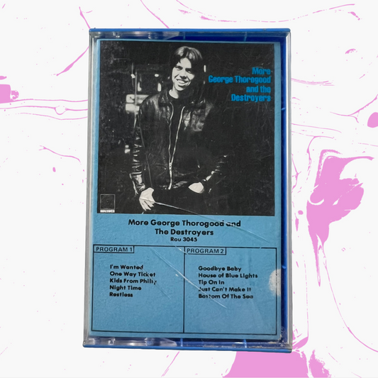 Vintage 1980 George Thorogood & The Destroyers Cassette Tape