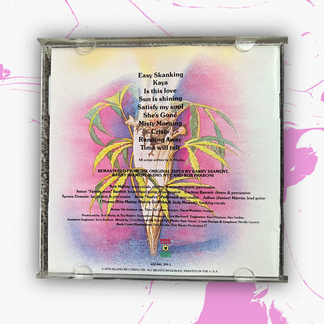 Vintage 1978 Bob Marley & The Wailers ‘Kaya’ CD