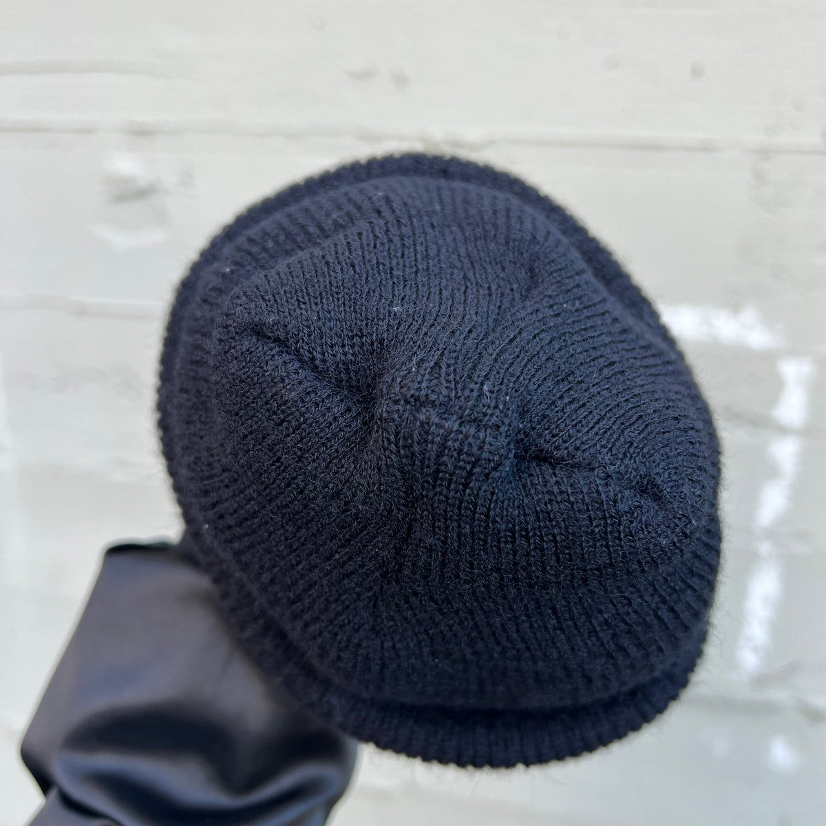 2000's U.S. Navy Wool Knitted Watch Cap Beanie - One Size - Made In USA - SPE1C1-14-D-N004 - Black