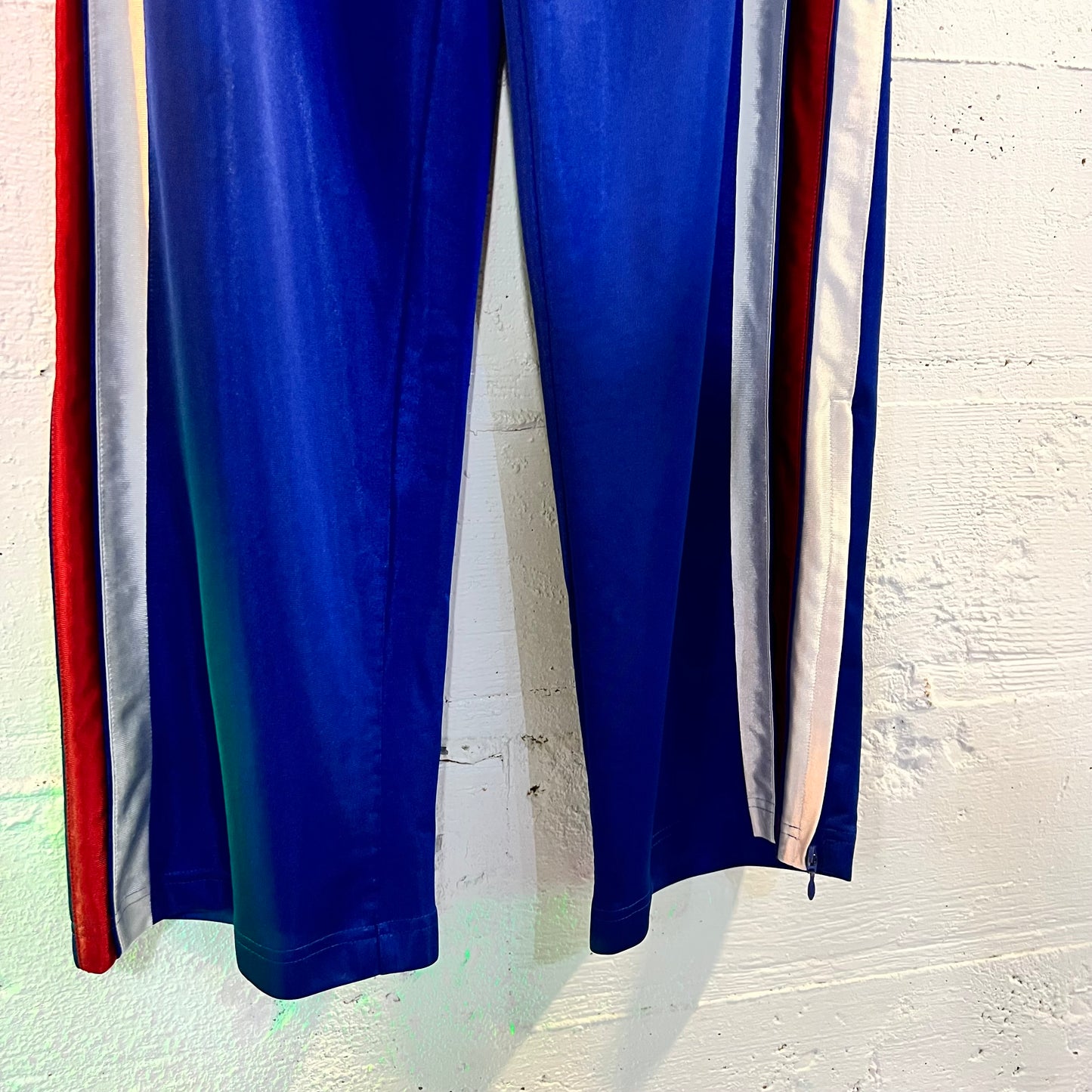 Vintage 2005 Adidas Striped Track Pants - Size 26"-28" - Red/White/Blue