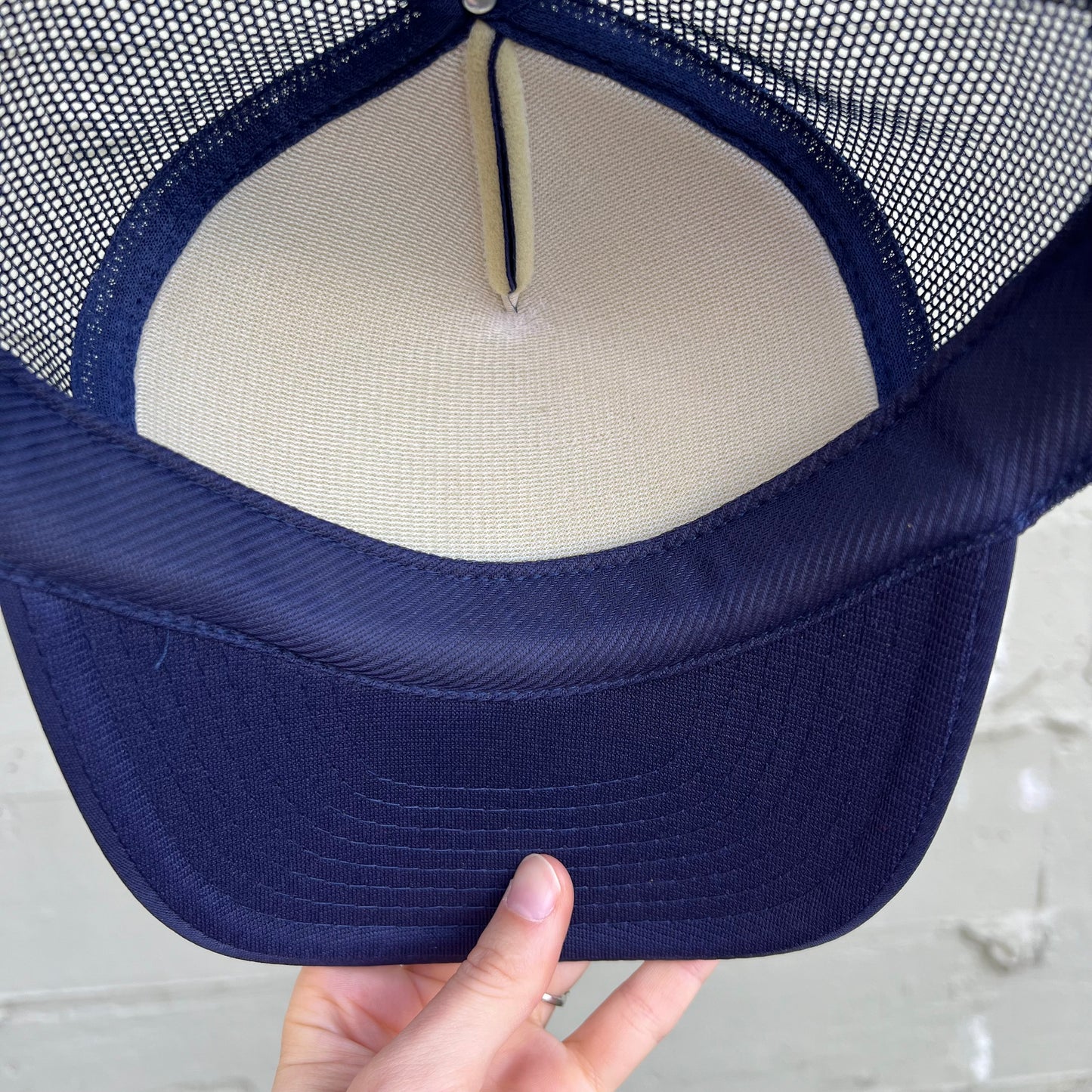 Vintage Lost Dutchman's Mining Association Mesh Trucker Hat - One Size Fits All - Navy/White/Red/Black