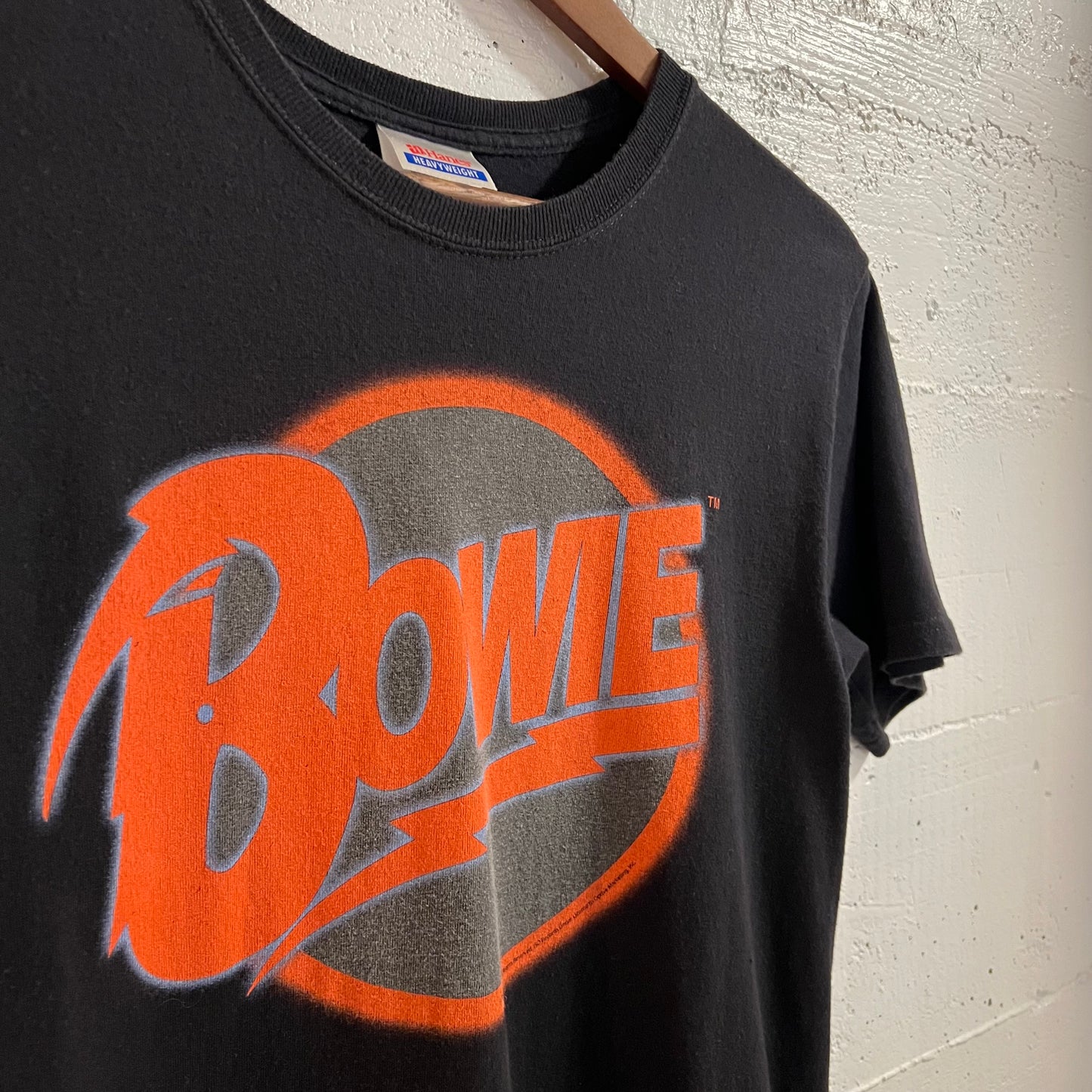 Vintage 2000’s David Bowie Graphic Baby T-Shirt - Size Small - Black/Red/Blue