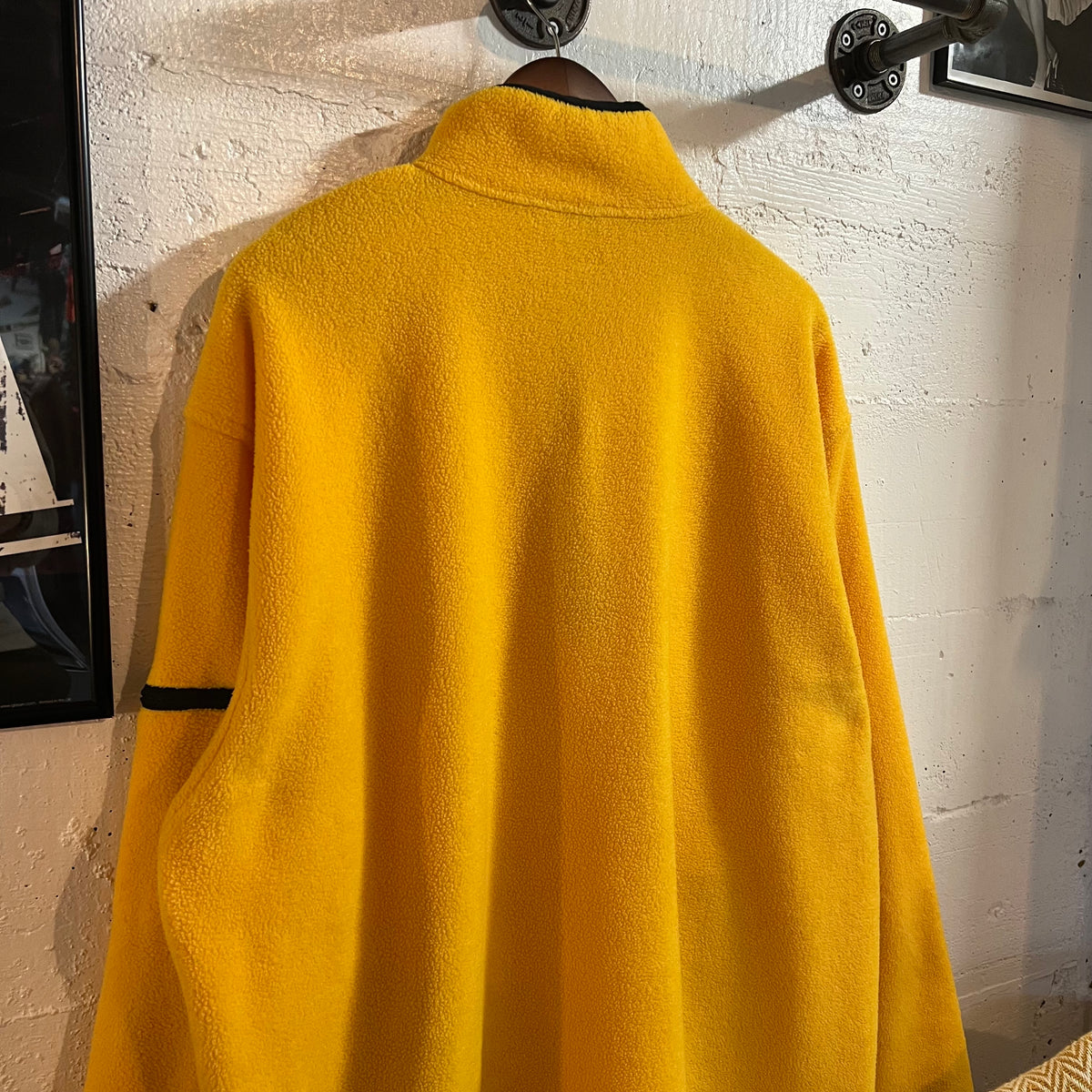 Vintage 2000’s Pro Spirit 1/4 Zip Pullover Fleece Jacket - Size XL - Yellow/Black