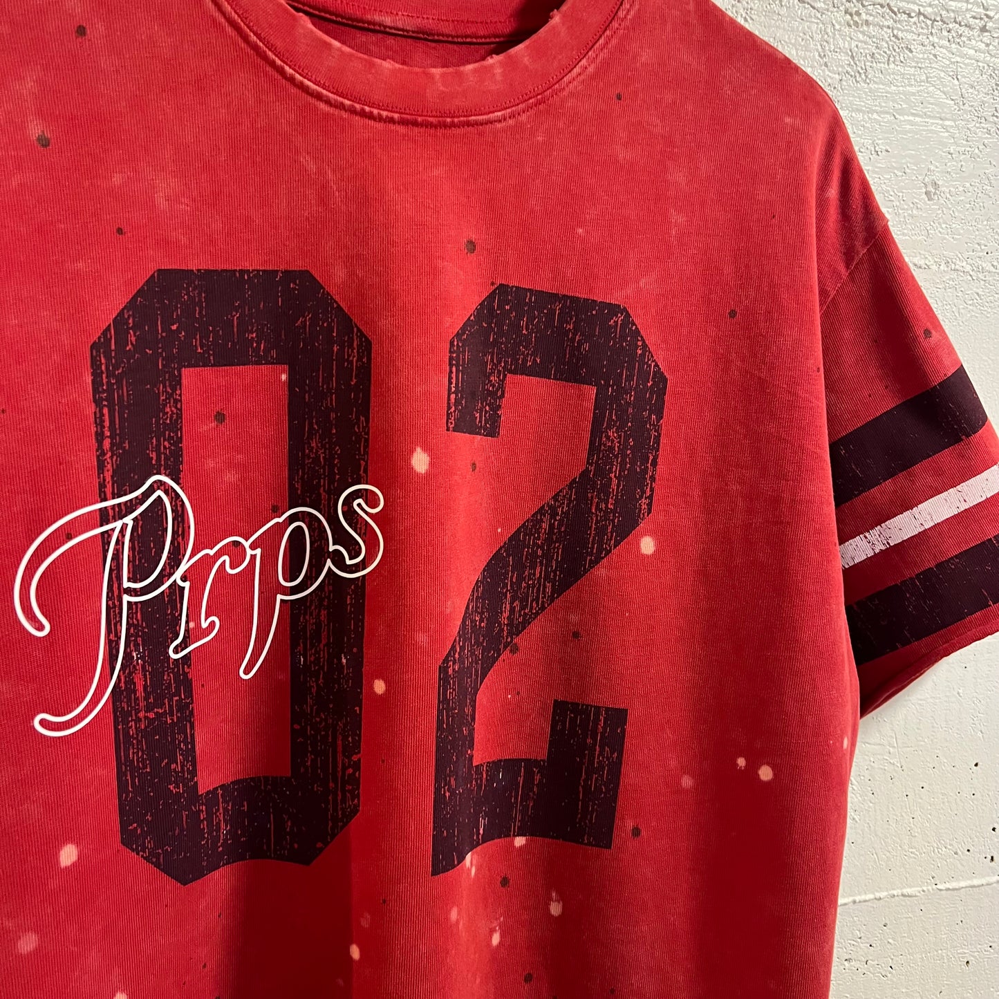 *New* Prps Goods & Co Kumamoto Oversized Jersey T-Shirt - Size Small - Red