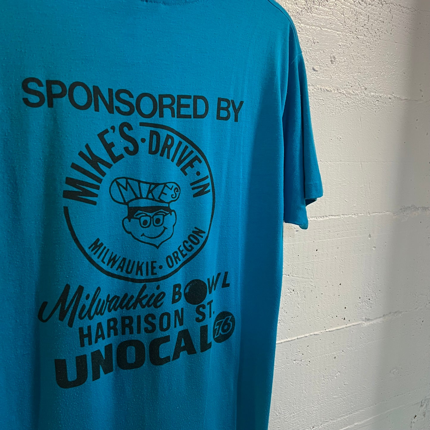 Vintage 1986 3rd Annual Milwaukie Cruise-In Single Stitch T-Shirt - Size Large - Made In USA - Blue/Black
