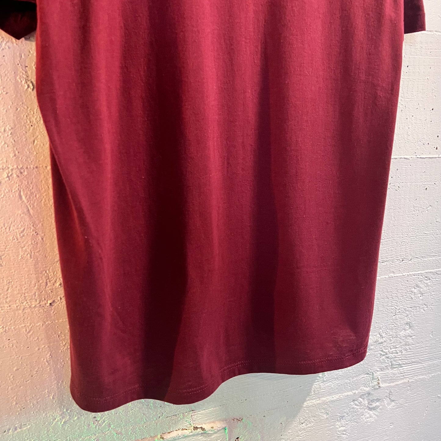 Vintage 80's Russell Athletic Felt 'Phi Theta Kappa' Graphic T-Shirt - Size Large - Made In USA - Maroon/White