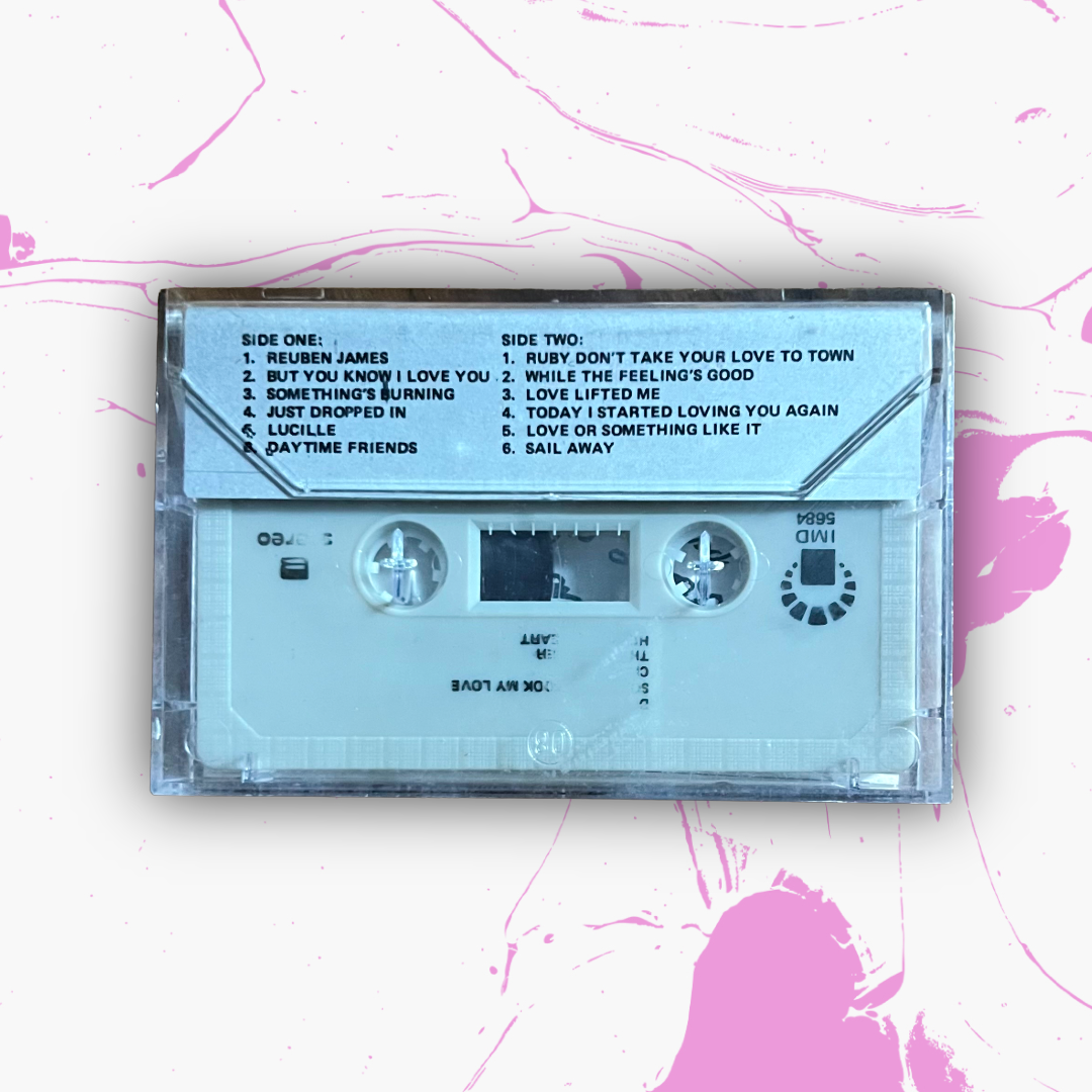 Vintage 1980 The Kenny Rogers ‘Singles Album’ Cassette Tape