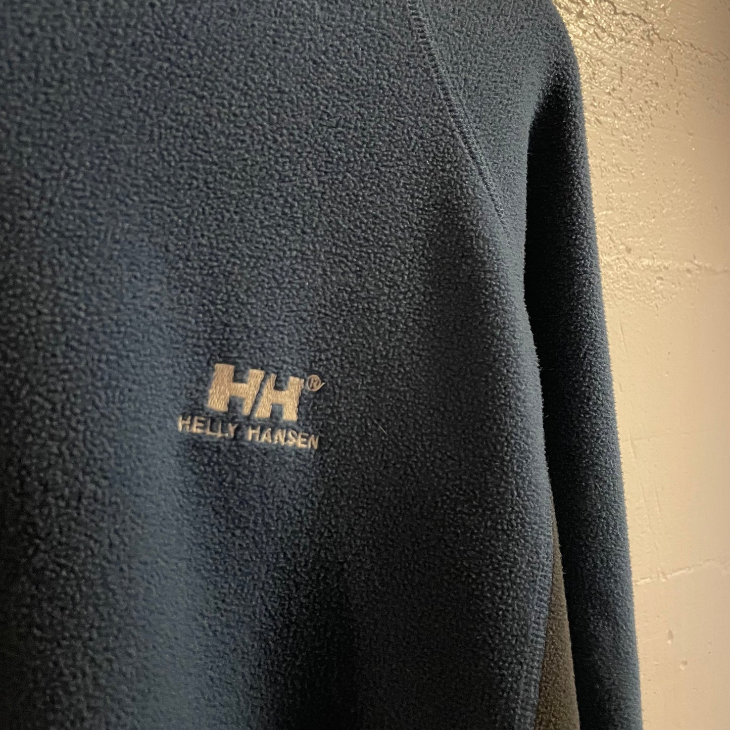 2000’s Embroidered Helly Hansen Fleece Raglan Sleeve Crewneck Sweatshirt - Size XL - Blue