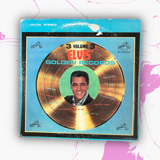 Vintage 1963 Elvis’ Golden Records ‘Volume 3’ Vinyl Record