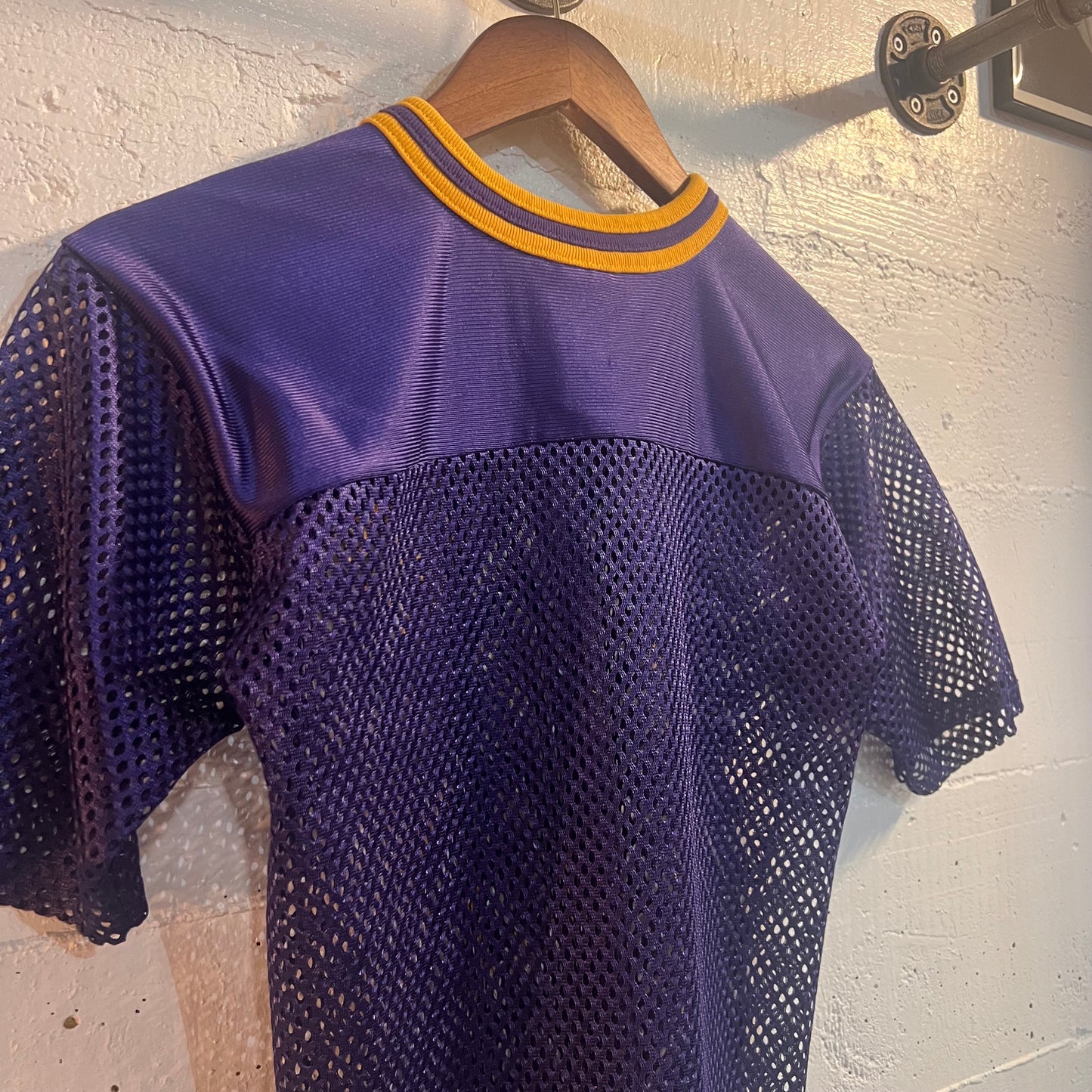 Vintage NFL Vikings Mesh Football Jersey - Size Youth Medium - Made In USA