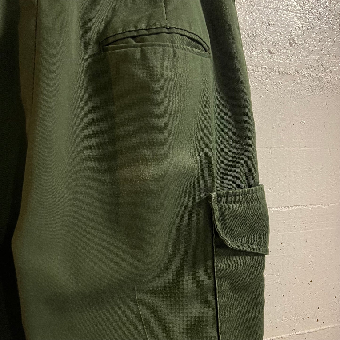 Vintage Flying Cross Olive Drab Tactical Cargo Pants - Size 35 - Cotton/Poly Blend - Olive Drab