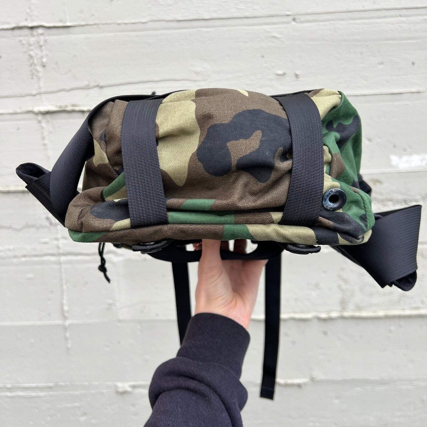 Vintage U.S. Military Socom Gregory Spear UM21 Woodland Camo Butt Pack - O/S - Made In USA
