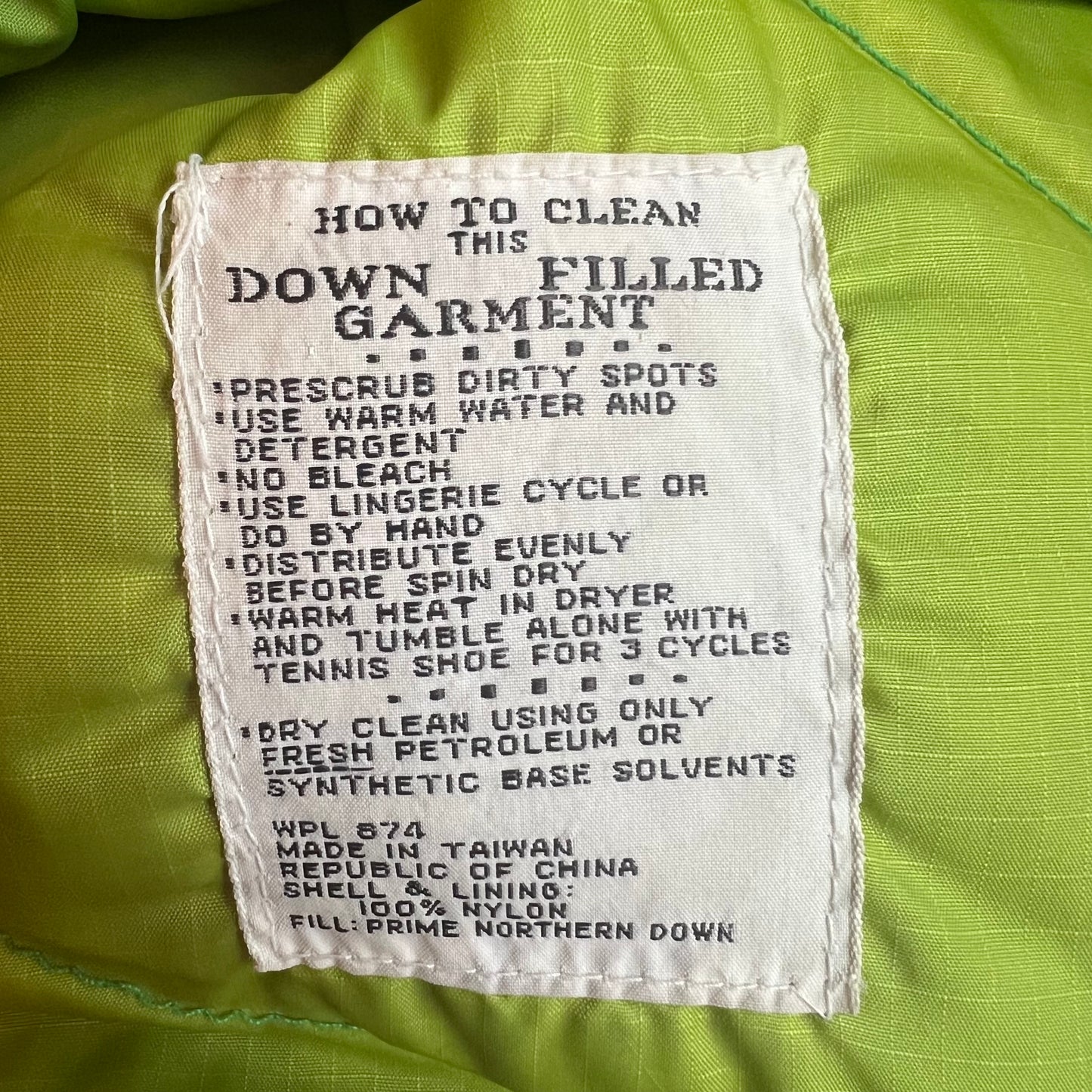 Vintage 70’s Mountain Goat By White Stag Down Puffer Vest - Size Women’s Small - Green/White