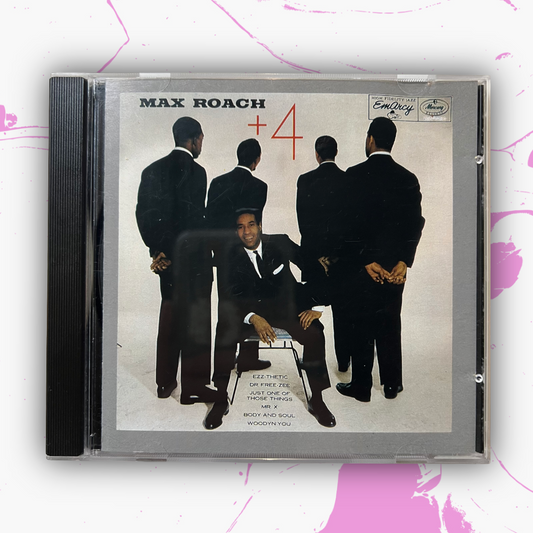 Vintage 1990 Max Roach 'Max Roach + 4' CD