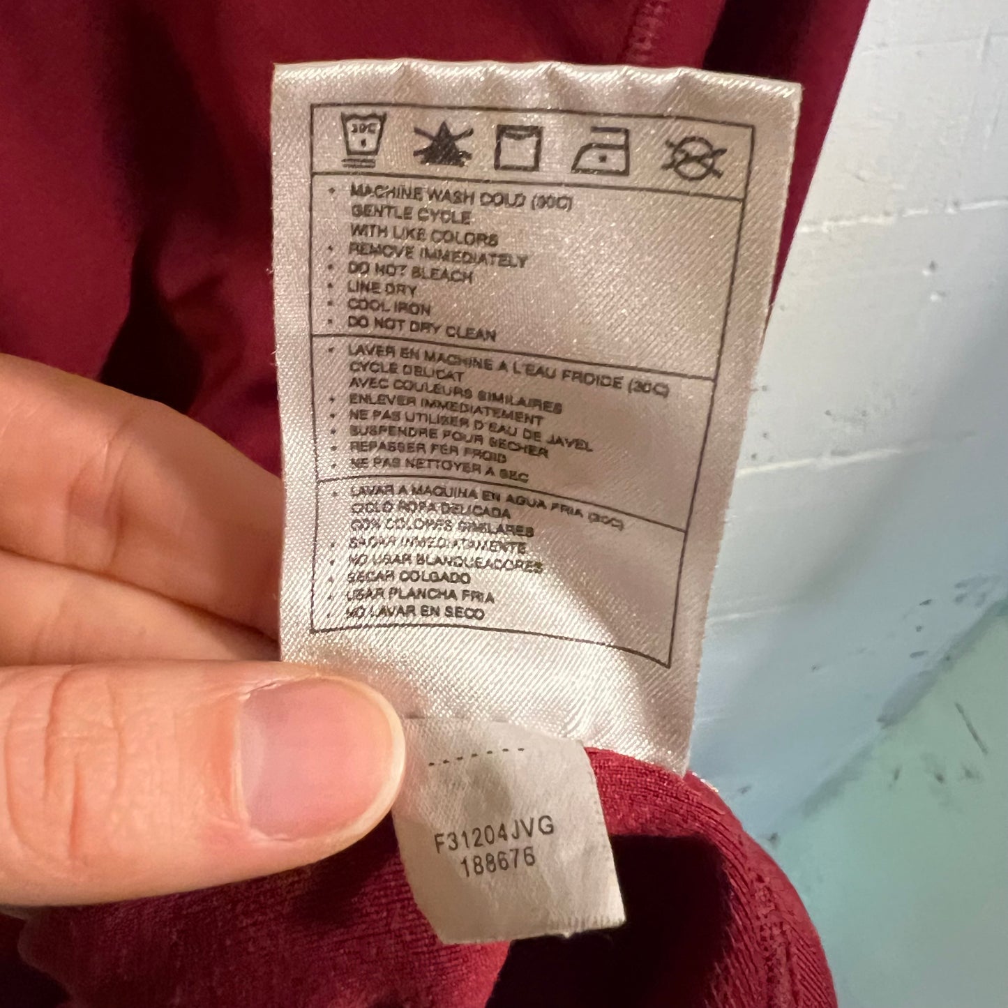 Nike ACG 1 Base Layer Quarter Zip Pullover Athletic Long Sleeve Shirt - Size Small - Maroon