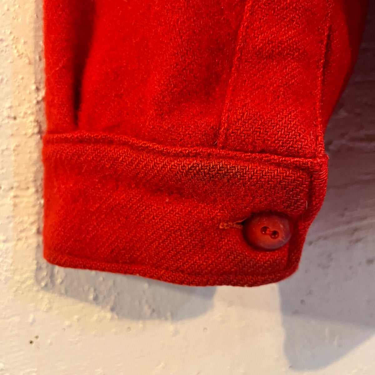 True Vintage 1950's Boy Scouts Of America Official Wool Jacket (Shirt-Jac) - Size 46 (XL) - 100% Wool - Made In USA - Red