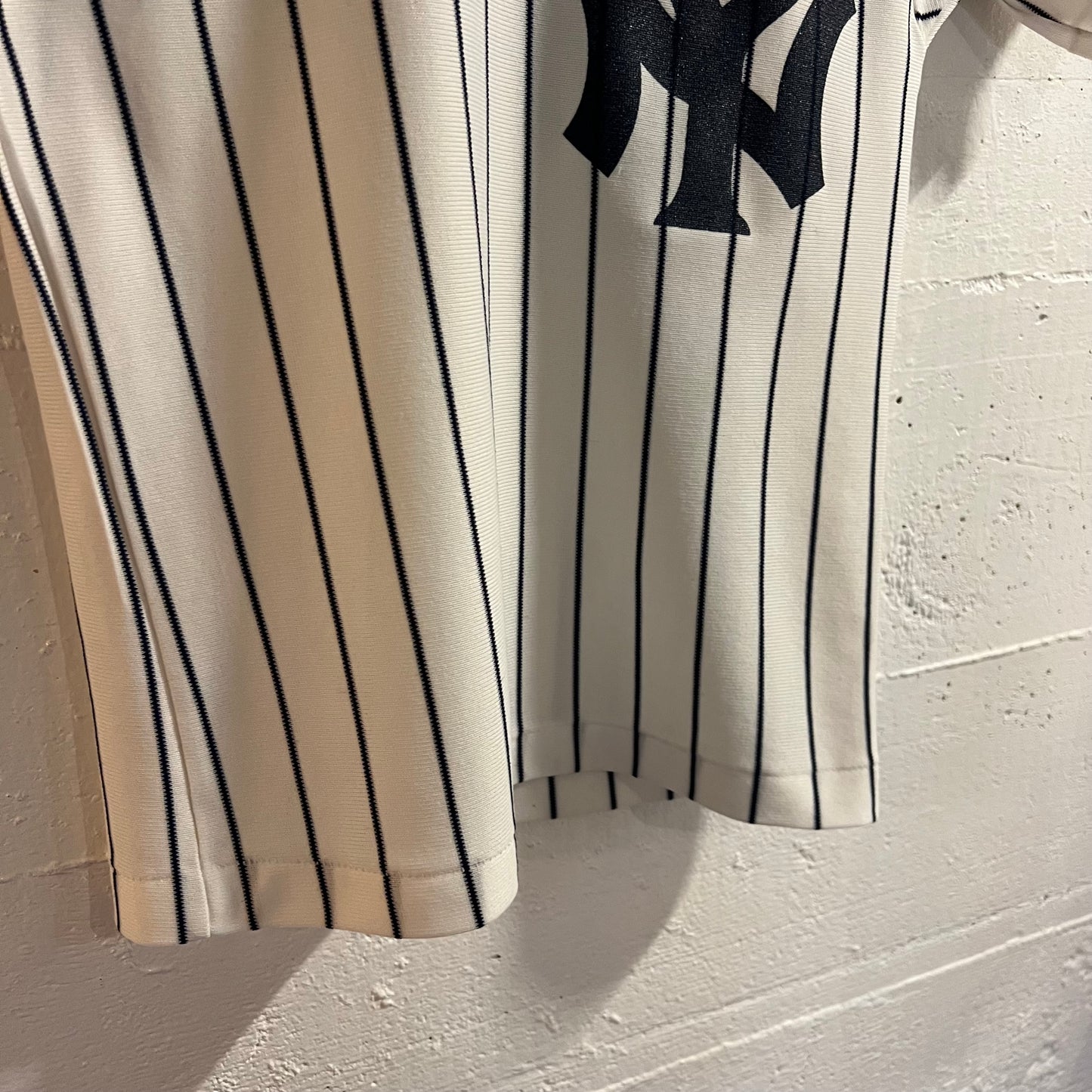 Vintage 80’s MLB NY Yankees Pro-Knit Baseball ‘#54’ Jersey - Size Youth Medium - Made In USA - White/Navy