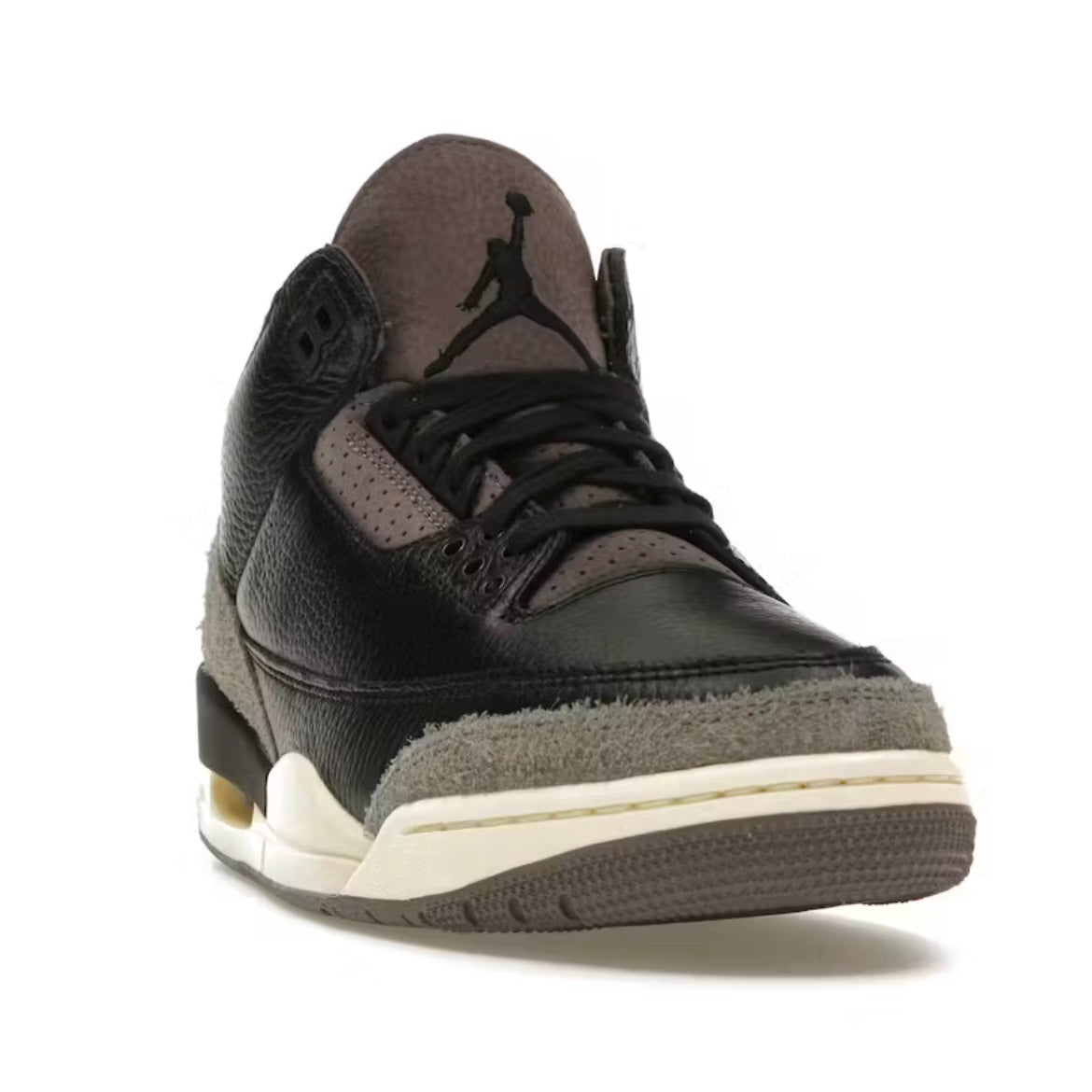 A Ma Maniére x Air Jordan 3 Retro OG SP 'While Your Were Sleeping' - Size 9.5M/11W - Black/Black-Flat Pewter