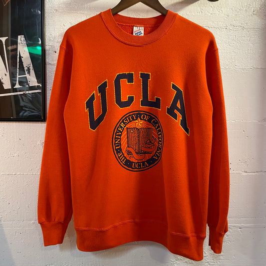 Vintage 1980's UCLA Collegiate Seal Crewneck Sweatshirt - Size Medium - Made In USA - Jerzees