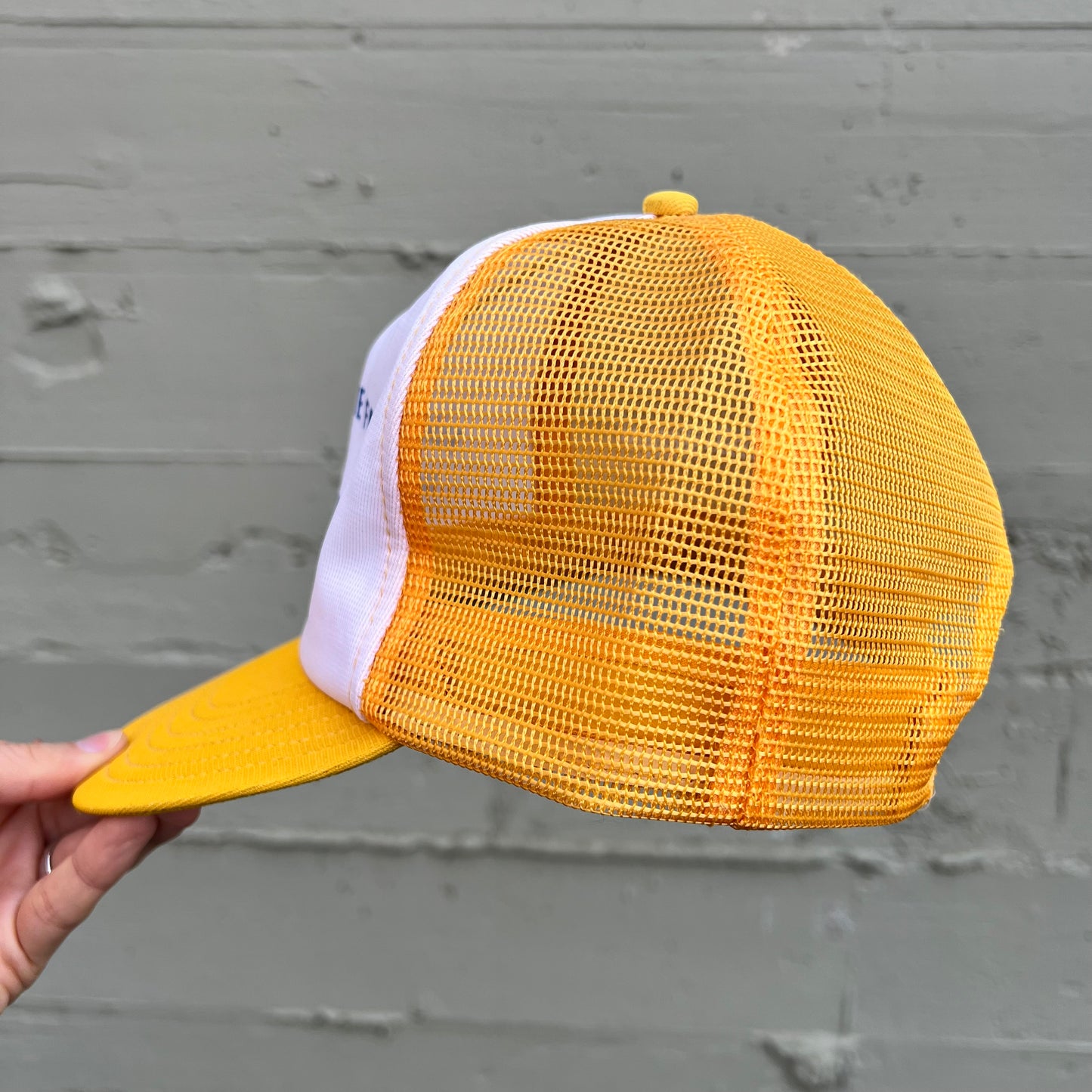 Vintage 70's/80's Alaska State Fair Inc. Palmer Alaska Unstructured Mesh Trucker Hat - O/S - Made In USA