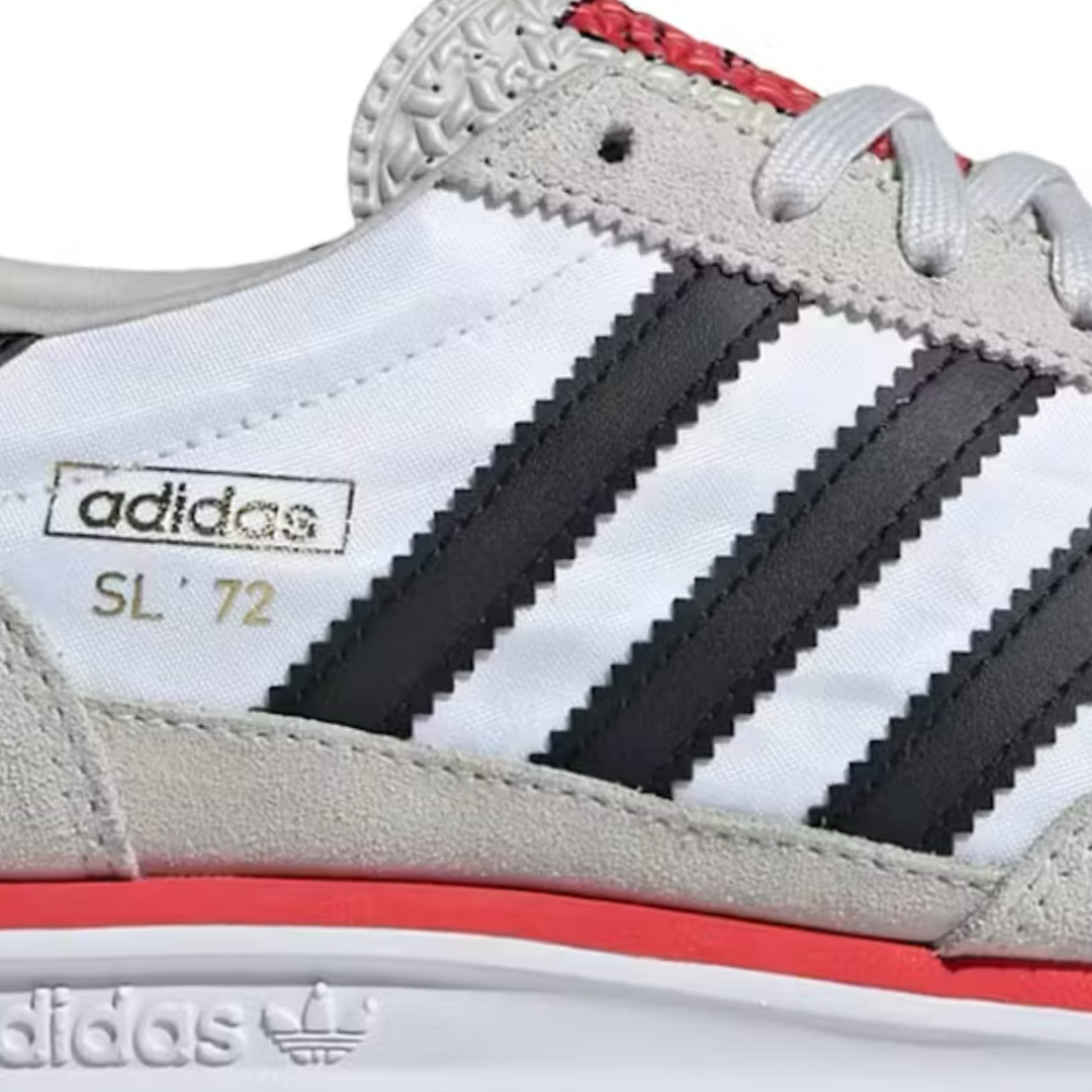 *New* Adidas Originals SL-72 RS Sneakers - Size 7.5M/8.5W - JS0746 - Cloud White/Core-Black/Grey-One