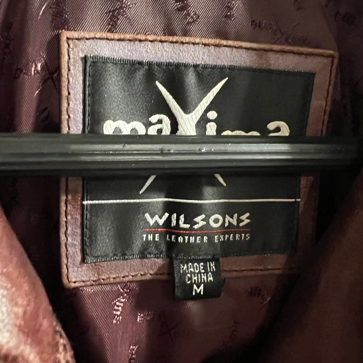 Vintage Maxima By Wilsons Belted Leather Oxblood Long Leather Trench Coat - Size Medium - Oxblood