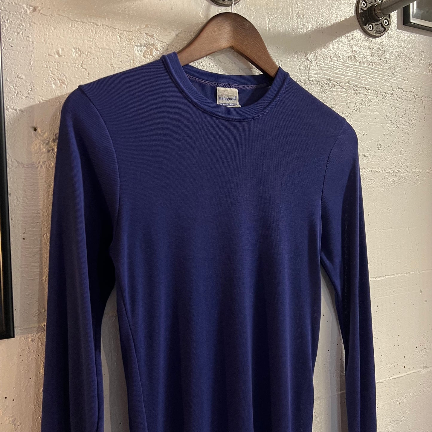 Vintage 90’s Patagonia Capilene Base Layer Long Sleeve Thermal Shirt - Size Small - Made In USA - Purple