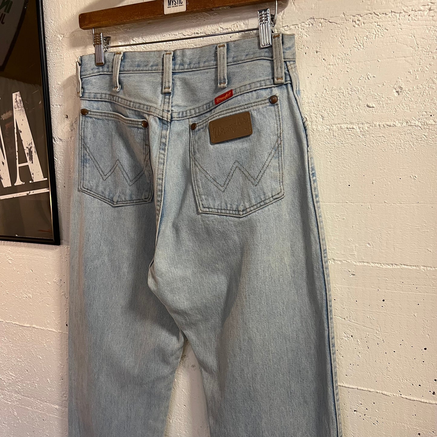 Vintage 90's Wrangler Women's Cowboy Cut 14MWZGB Light Wash Blue Jeans - Size 9 (28"x 34") - Made In USA