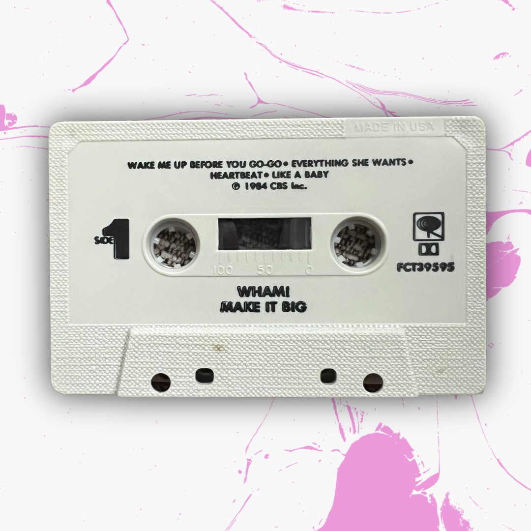 Vintage 1984 Wham! ‘Make It Big’ Cassette Tape