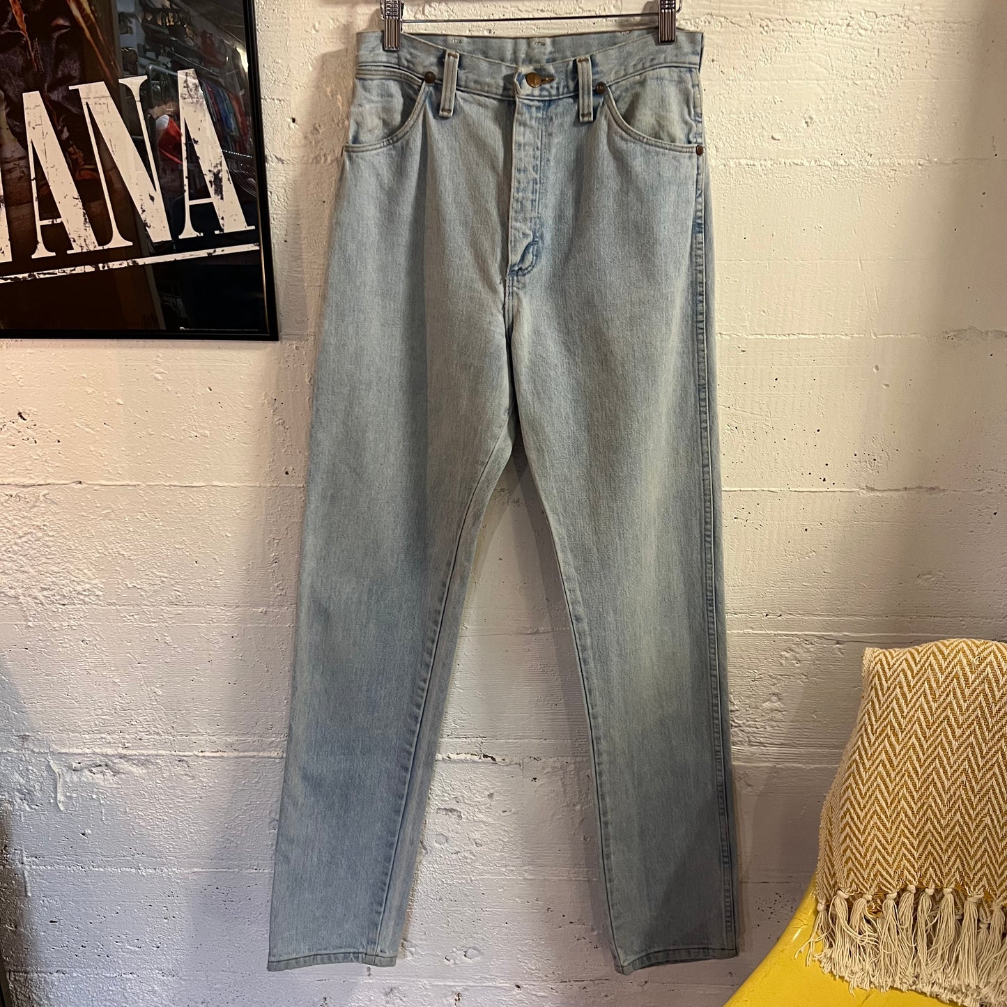 Vintage 90's Wrangler Women's Cowboy Cut 14MWZGB Light Wash Blue Jeans - Size 9 (28"x 34") - Made In USA