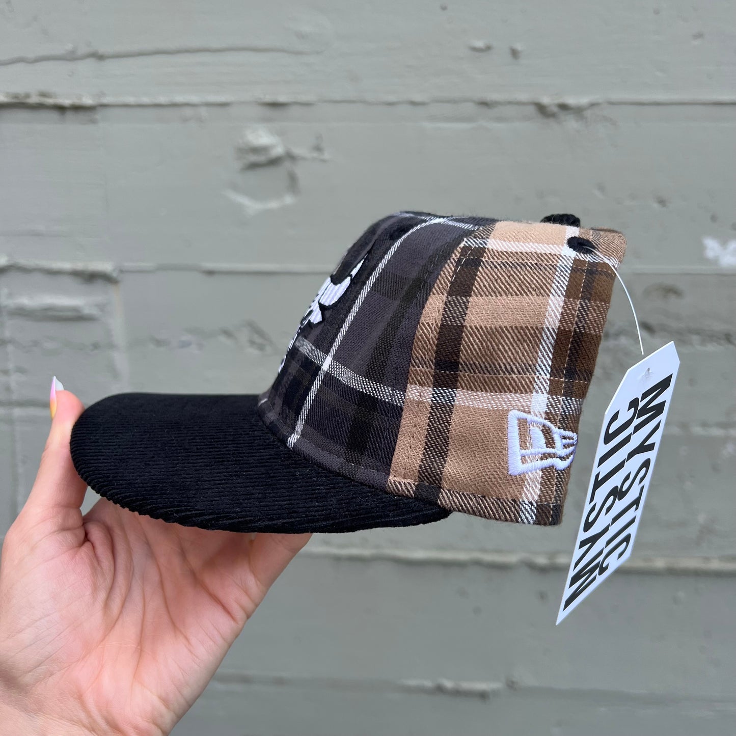 *New* New Era Chicago Bulls Plaid 9Fifty Retro Crown Strapback Hat - O/S - Plaid/Multi