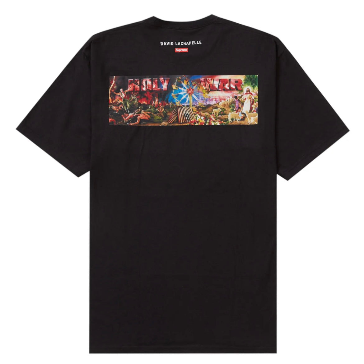 Supreme x David LaChapelle 'Holy War' T-Shirt - Size XL - Made In USA - Black