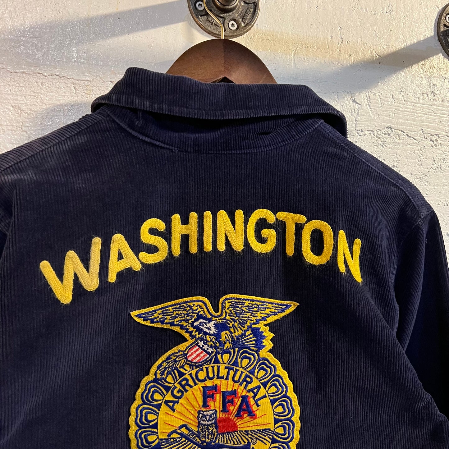 Vintage 2000's FFA 'Future Farmers Of America' Corduroy Jacket - Size 36 (S) - Made In USA