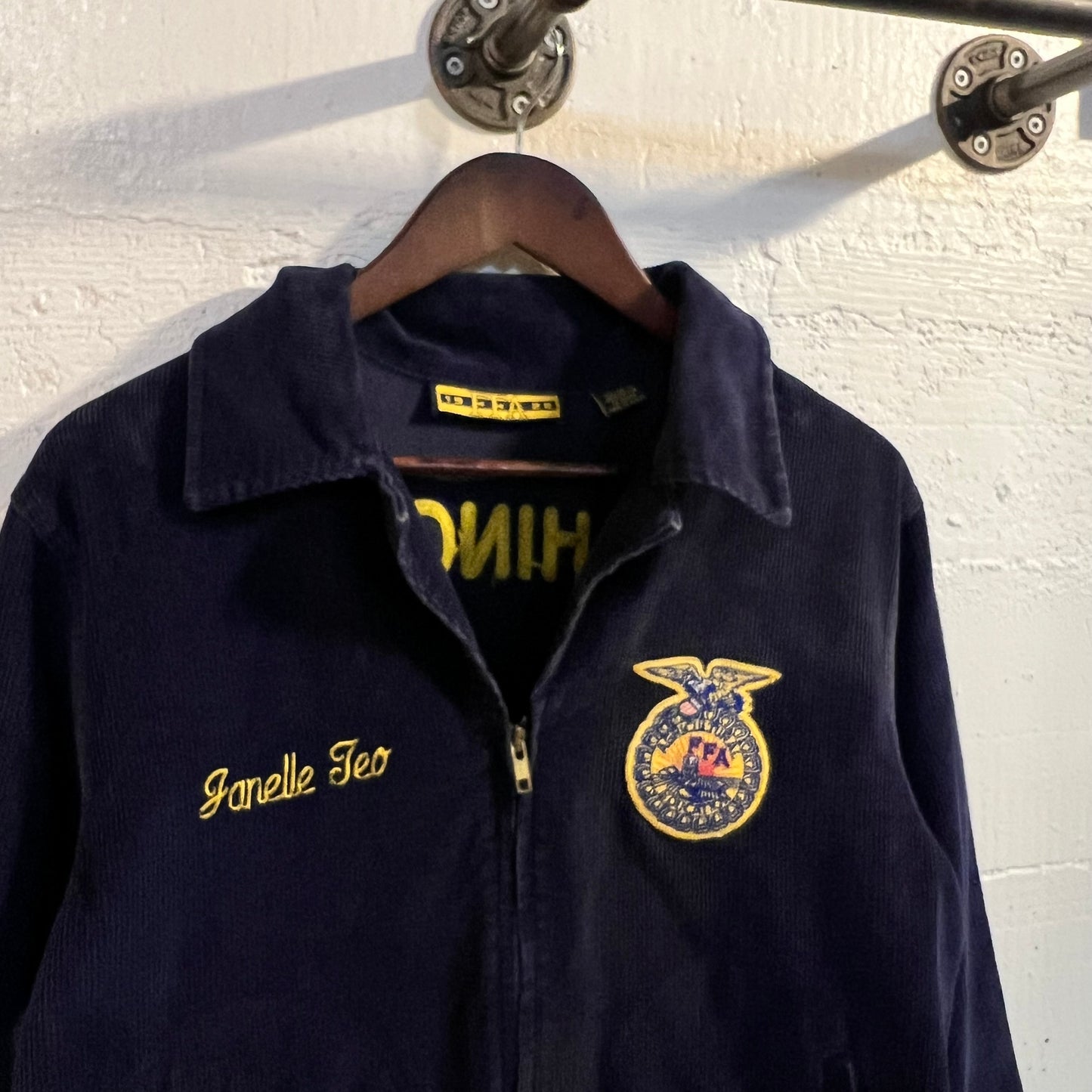 Vintage 2000's FFA 'Future Farmers Of America' Corduroy Jacket - Size 36 (S) - Made In USA