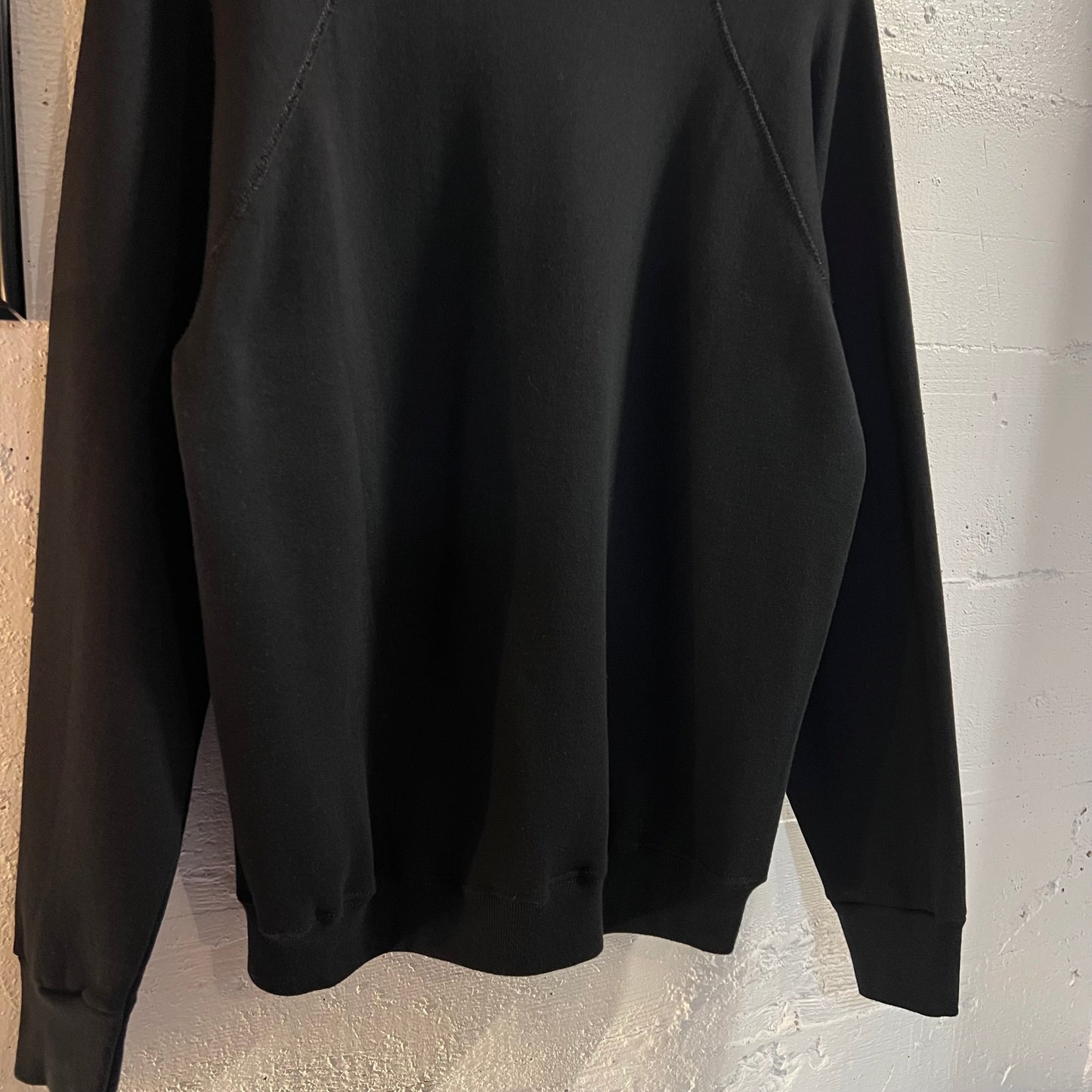 Vintage 1990 Long Beach, WA State Kite Festival Raglan Sleeve Crewneck Sweatshirt - Size Large - Made In USA - Black/White/Multi