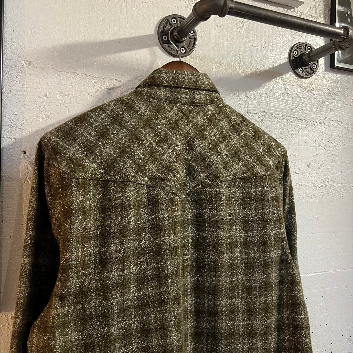 *New* Prps Blend Western Snap Long Sleeve Shirt - Size Medium - Olive