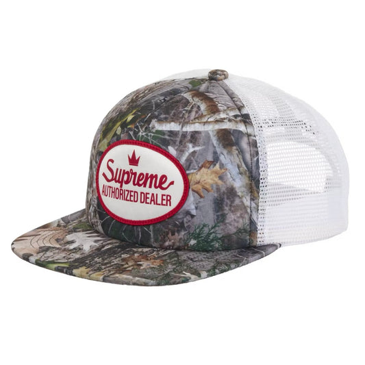 *New* Supreme 'Authorized' Mesh Back 5 Panel Trucker Hat - O/S - True Timber Camo - Made In USA - SS25
