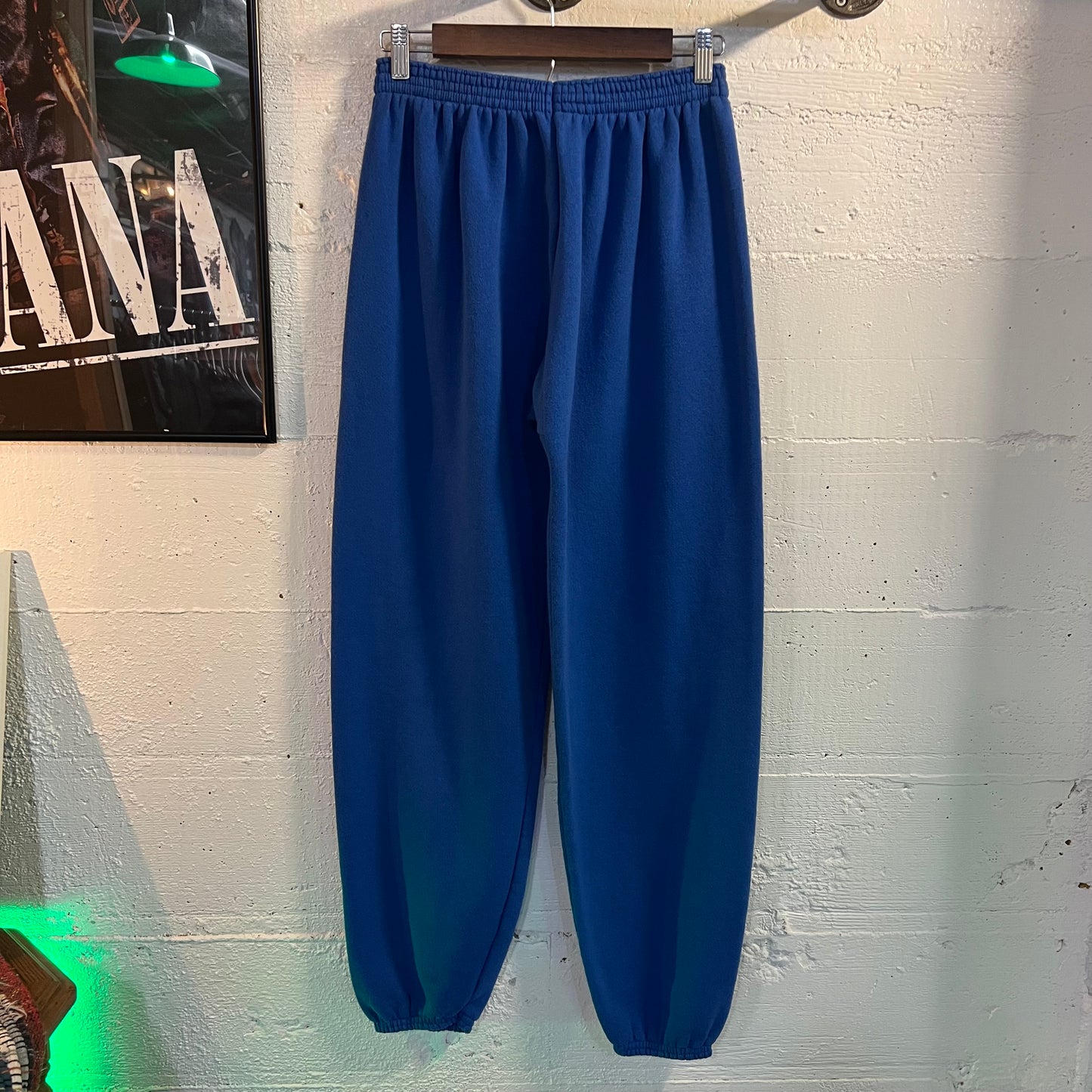 Vintage Ultra Fleece 350 By Tultex Sweatpants - Size Large - Made In USA - Royal Blue