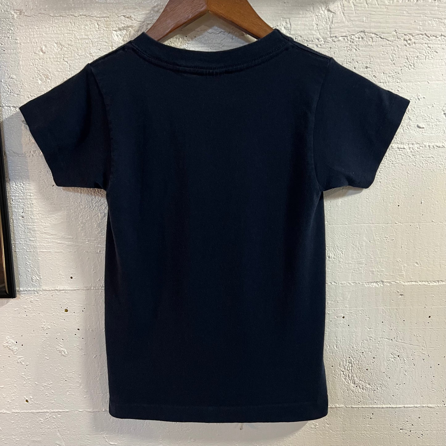 Vintage 90's Nature Turtle Stargazing National Park Single Stitch Baby Tee - Size XS - Made In USA - Navy