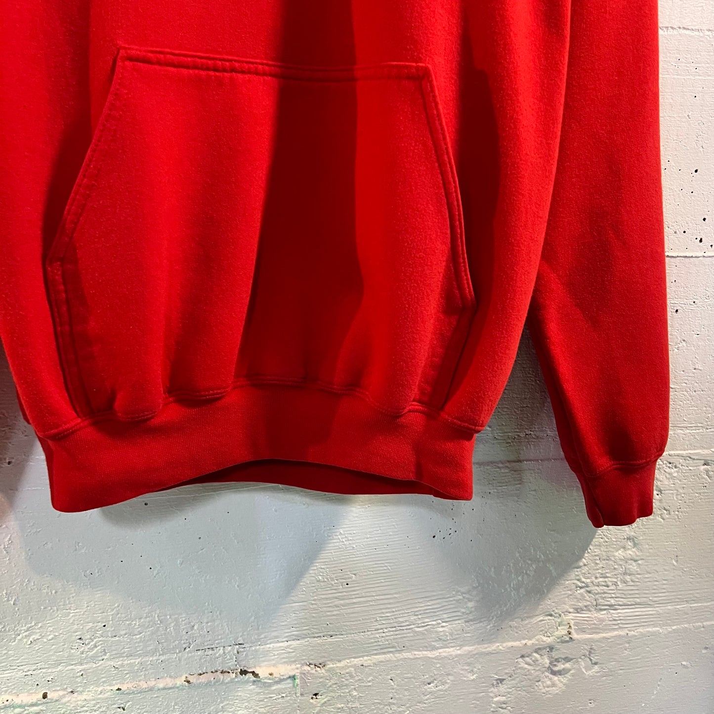 Vintage Western Oregon University Wolves Hoodie Sweatshirt - Size Medium - Red